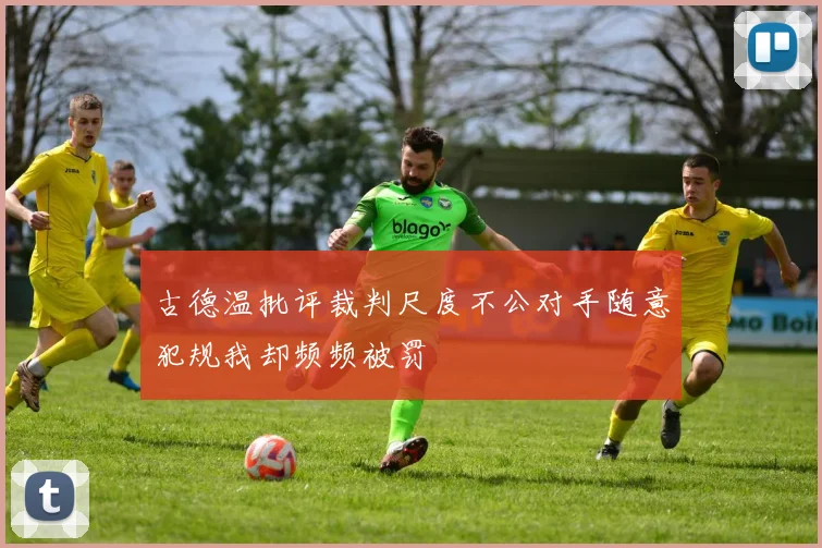 古德温批评裁判尺度不公对手随意犯规我却频频被罚